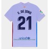 Camiseta de fútbol FC Barcelona Frenkie De Jong 21 Segunda Equipación 2021/22 - Hombre